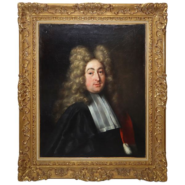 Man with wig, Louis Charles De Levis