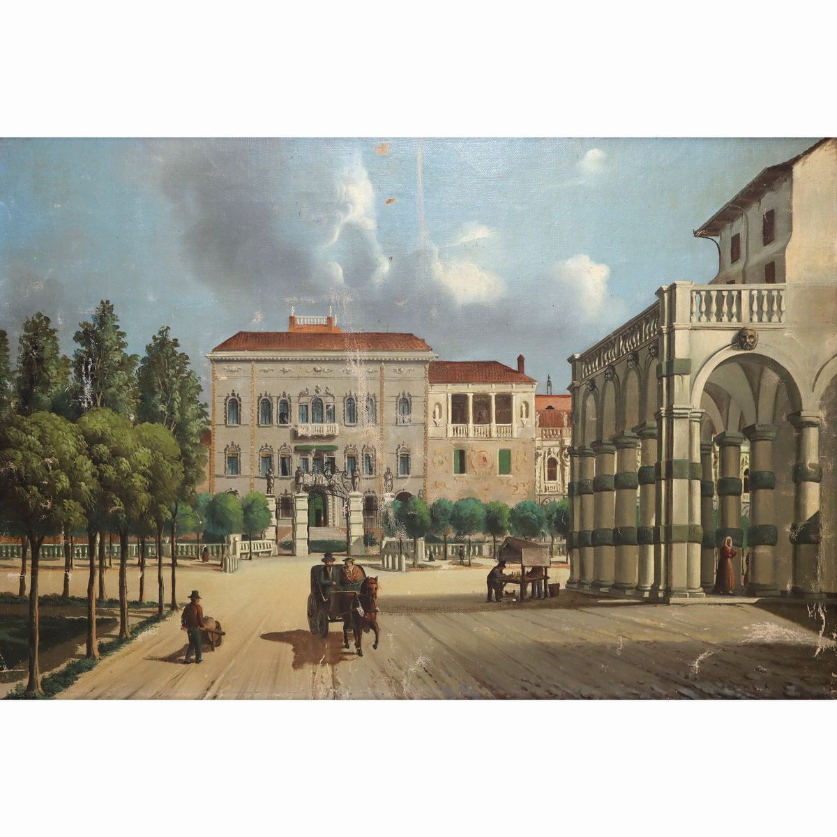 Prospetto Centrale Visto dalla Loggia di Villa Contarini - Camerini a Piazzola sul Brenta (padova...
