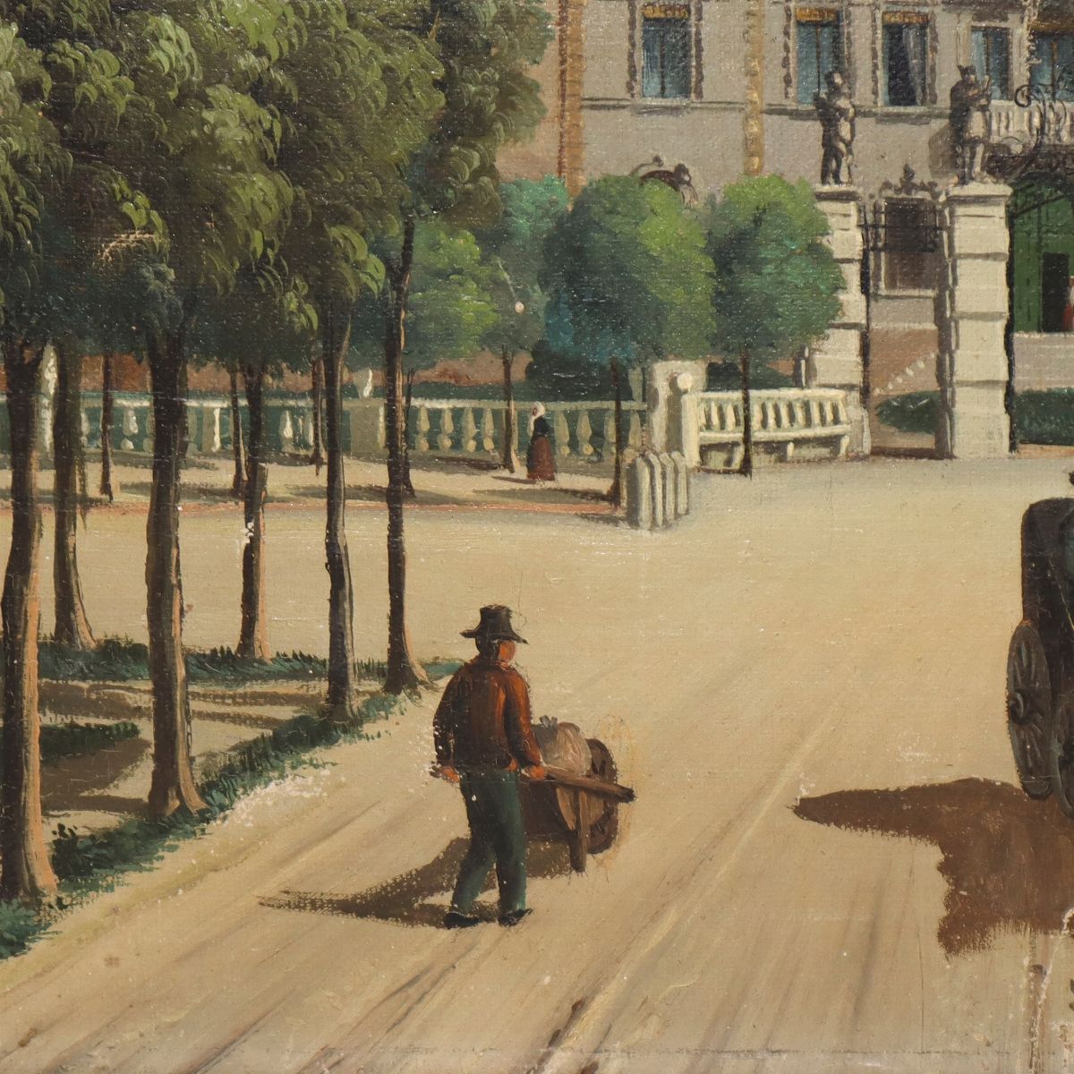 Prospetto Centrale Visto dalla Loggia di Villa Contarini - Camerini a Piazzola sul Brenta (padova...