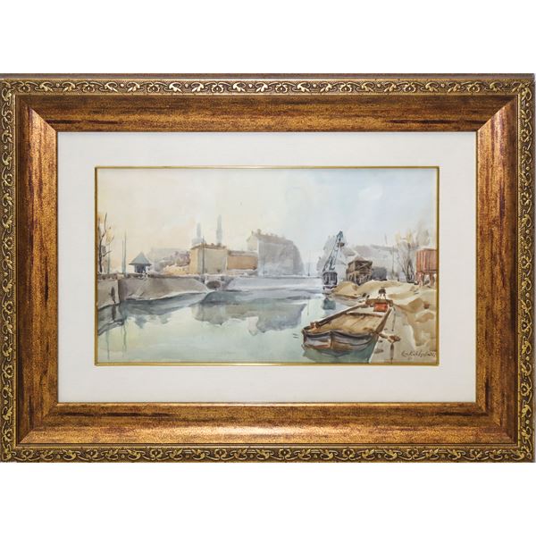 Emilio Kalchschmidt - La Darsena , Milano