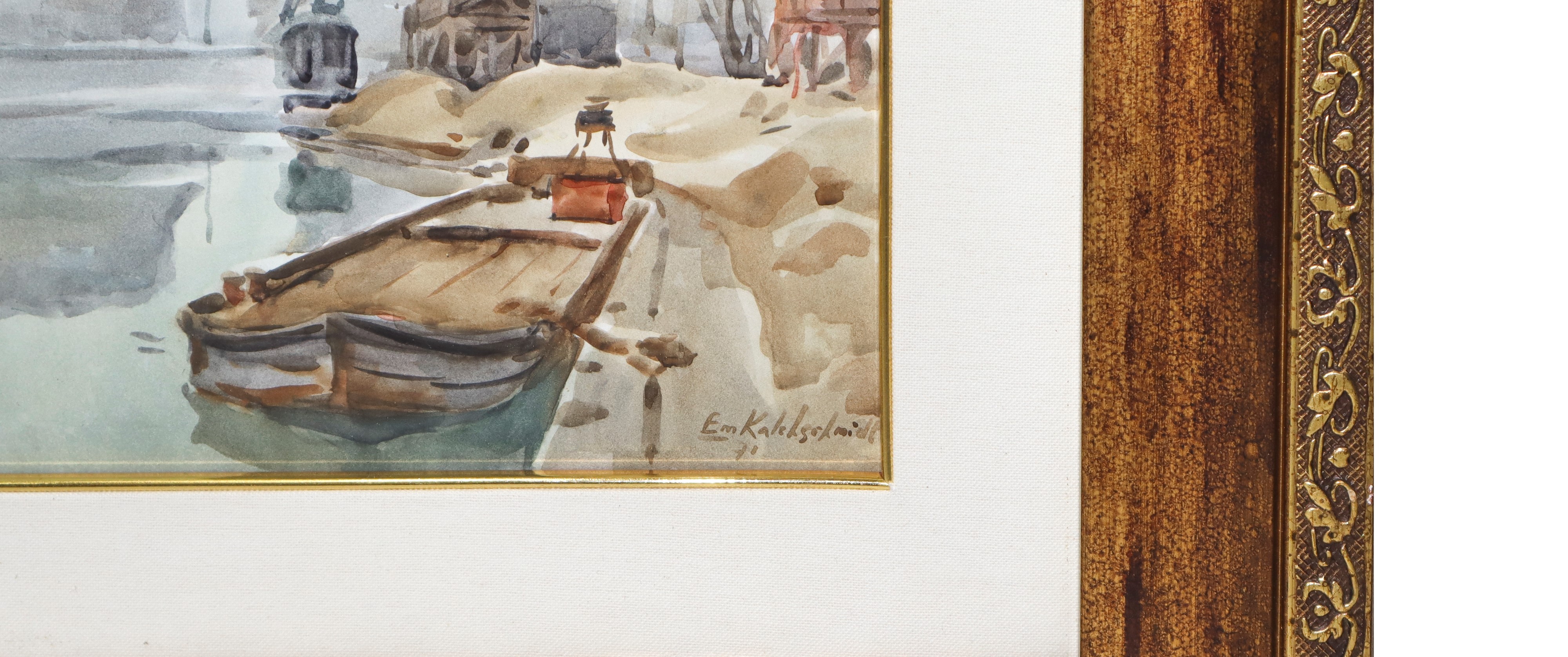 Emilio Kalchschmidt - La Darsena , Milano