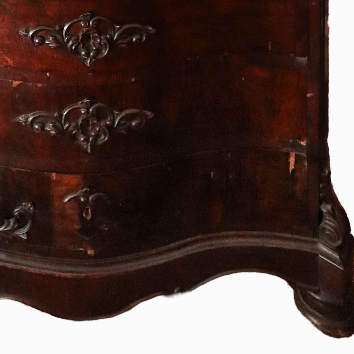 Mobile Settimanile in Legno di Palissandro con Alzatina