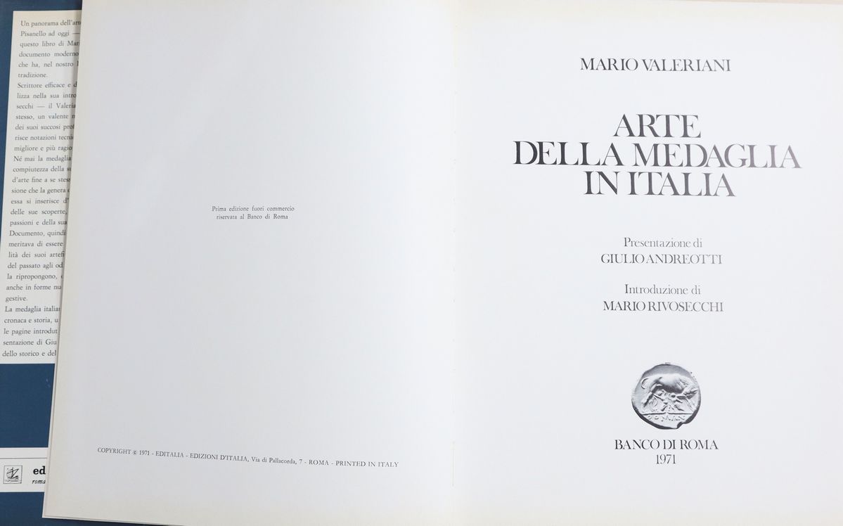 Arte della Medaglieria in Italia