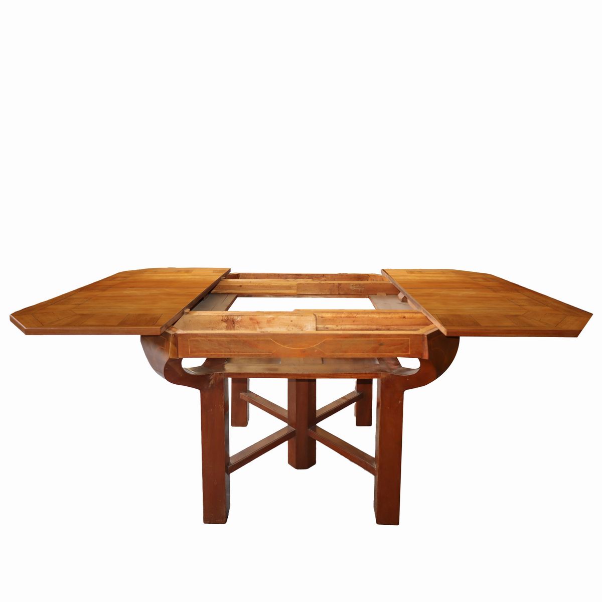 Tavolo quadrato allungabile, H 80.5 cm, 110 x 110 cm