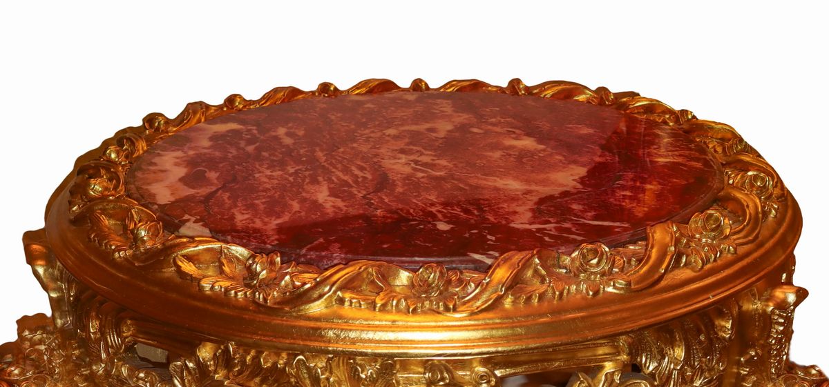 Tavolo rotondo da centro piano in ametista