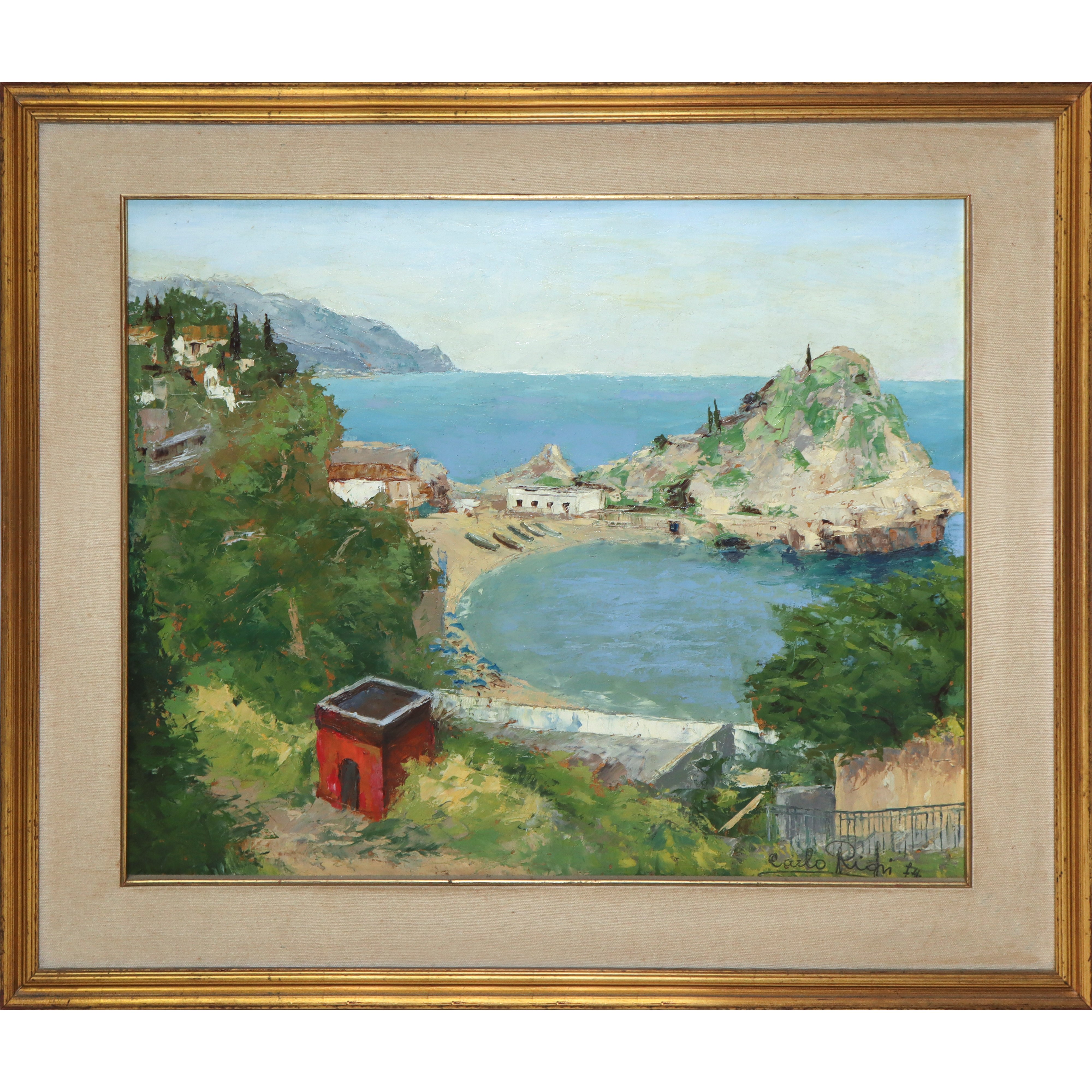 Carlo Righi, Dipinto del 1978 - Olio su masonite