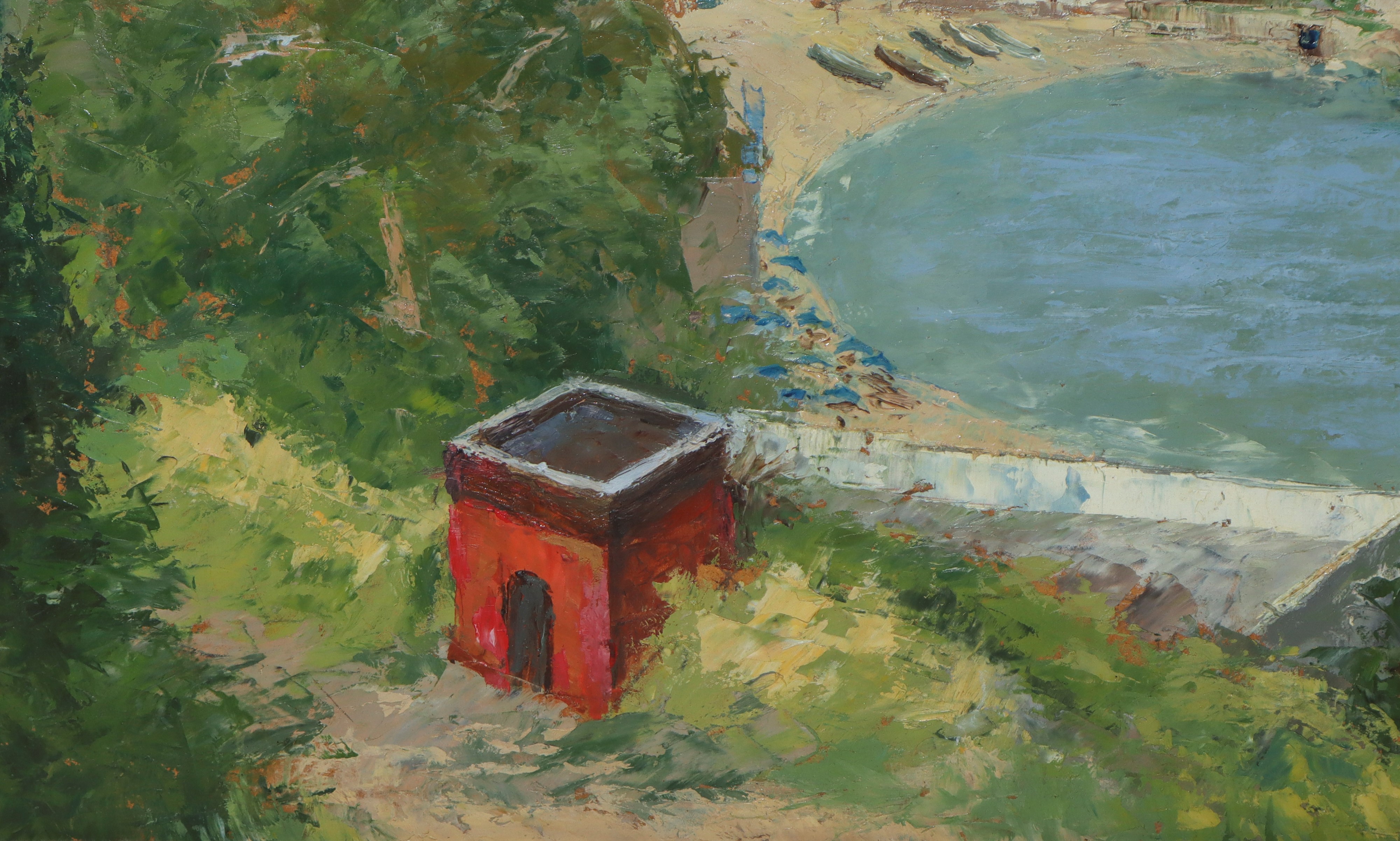 Carlo Righi, Dipinto del 1978 - Olio su masonite