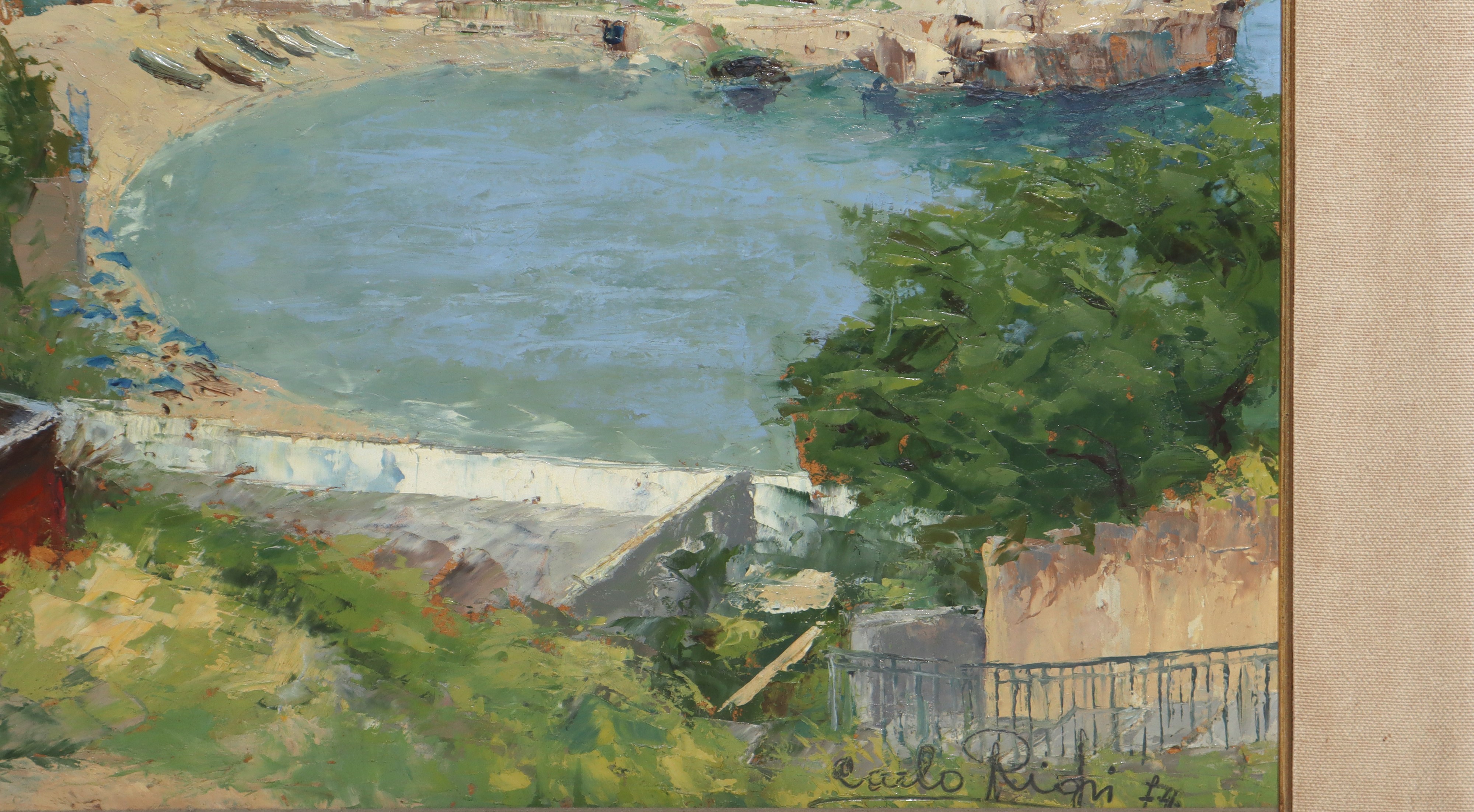 Carlo Righi, Dipinto del 1978 - Olio su masonite