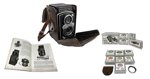 Macchina fotografica Rolleiflex Automat- Modello RF 111A, Seriale 634055, anno 1938