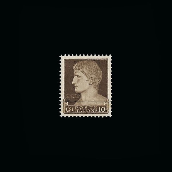 1929. 10 cents. Bruno "imperial" with print on rejoined paper (Sassone n.245f), new. Raybaudi certified