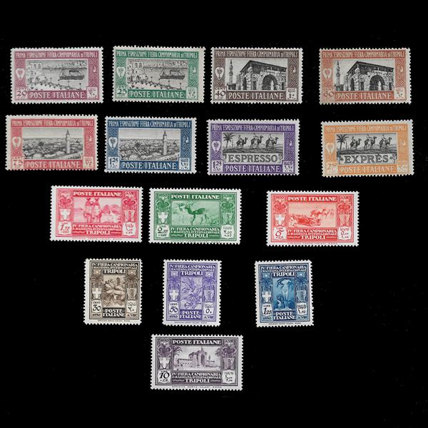 1927. S.14 + S 18 MNH-IV Tripoli Fair