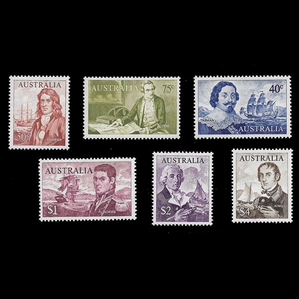 1963. Serie corrente "Navigatori" ( Yvert 299/304)
