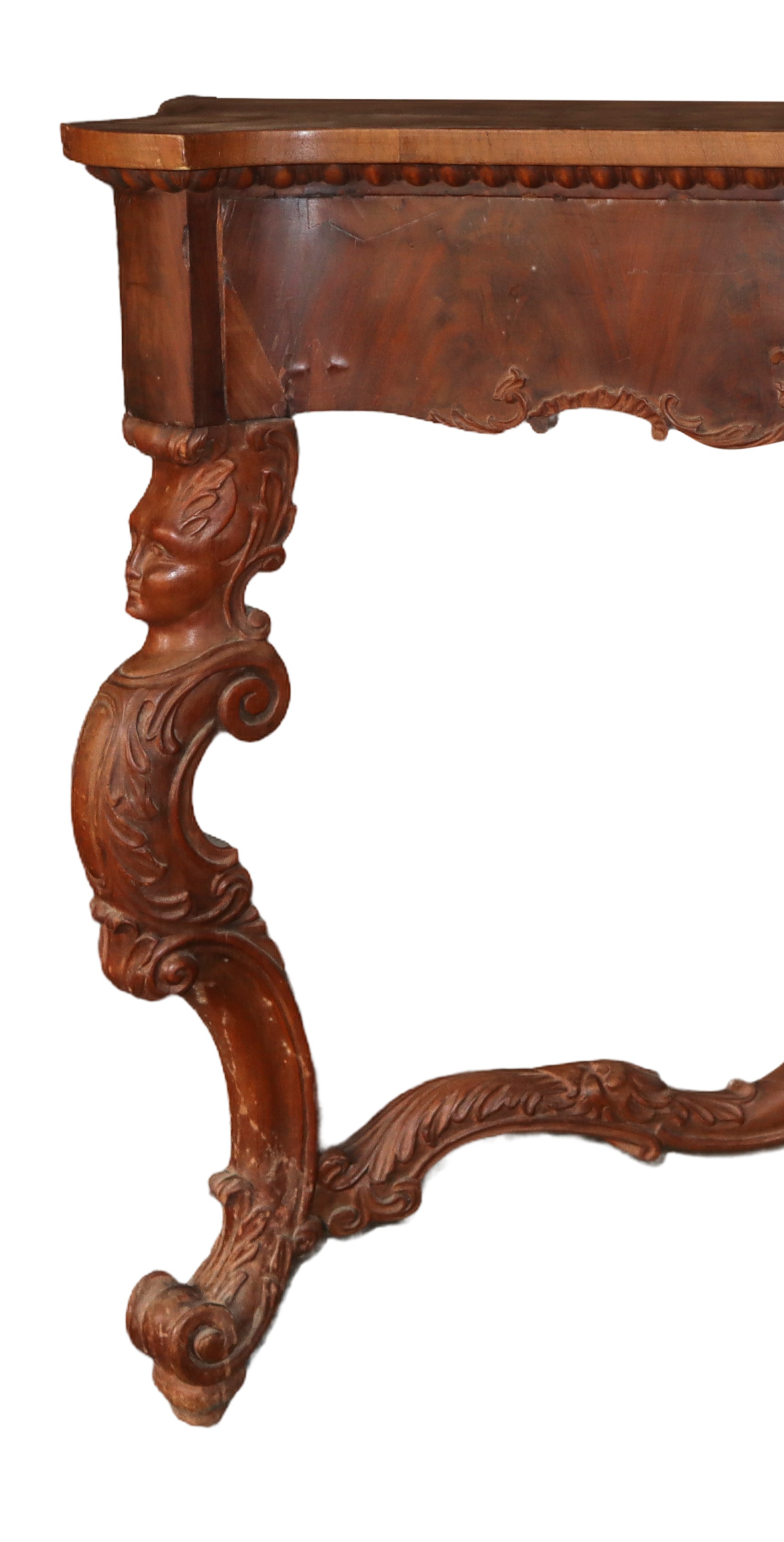 Coppia di Console in Legno di Mogano