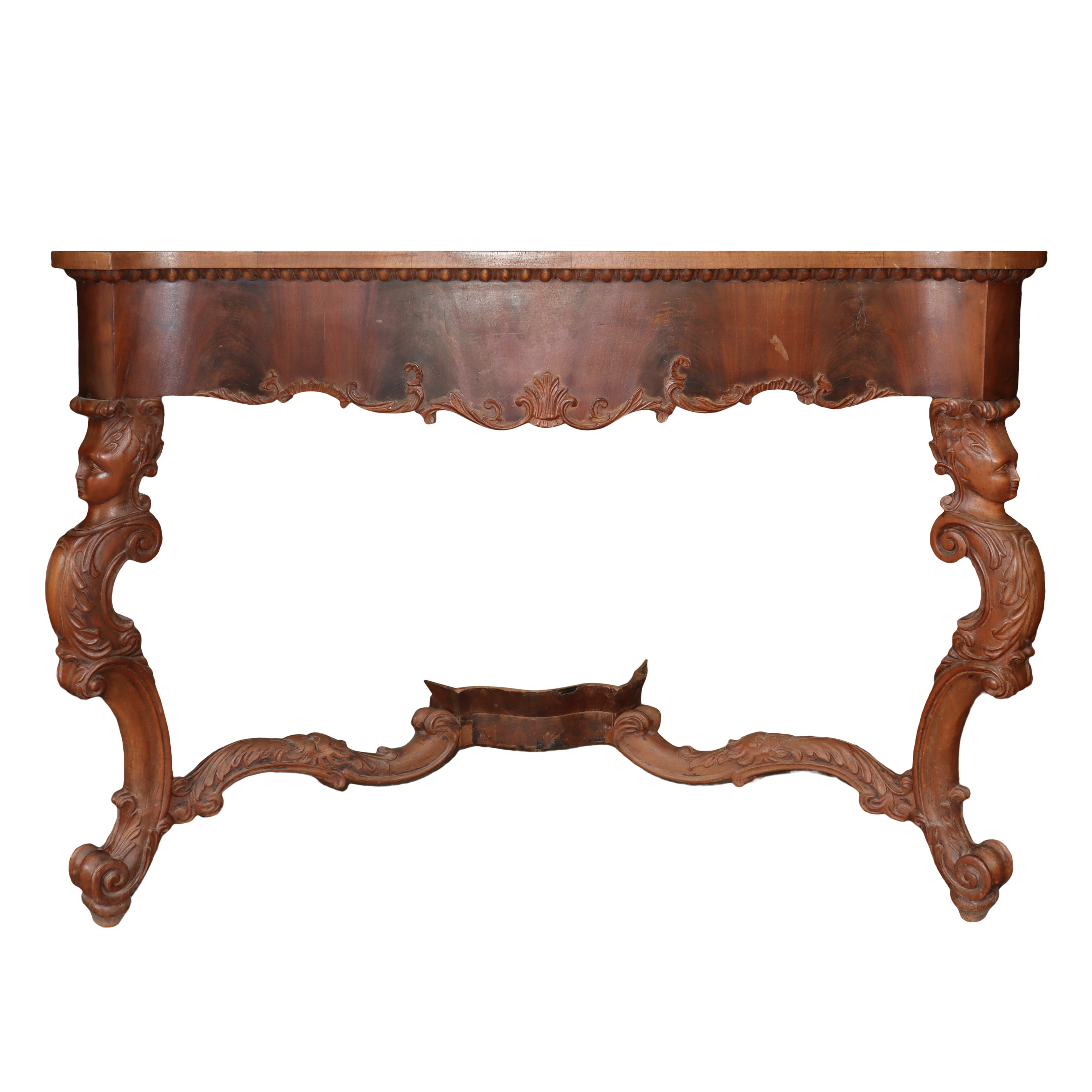 Coppia di Console in Legno di Mogano