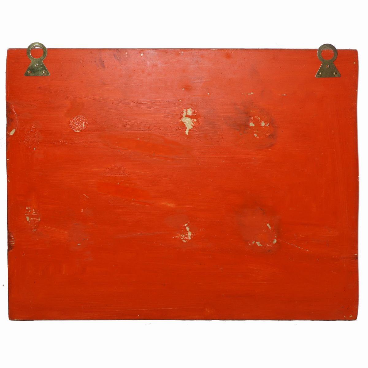 Scena di combattimento tra Paladini e Saraceni, firmata Domenico Di Mauro, Tavoletta dipinta a ol...