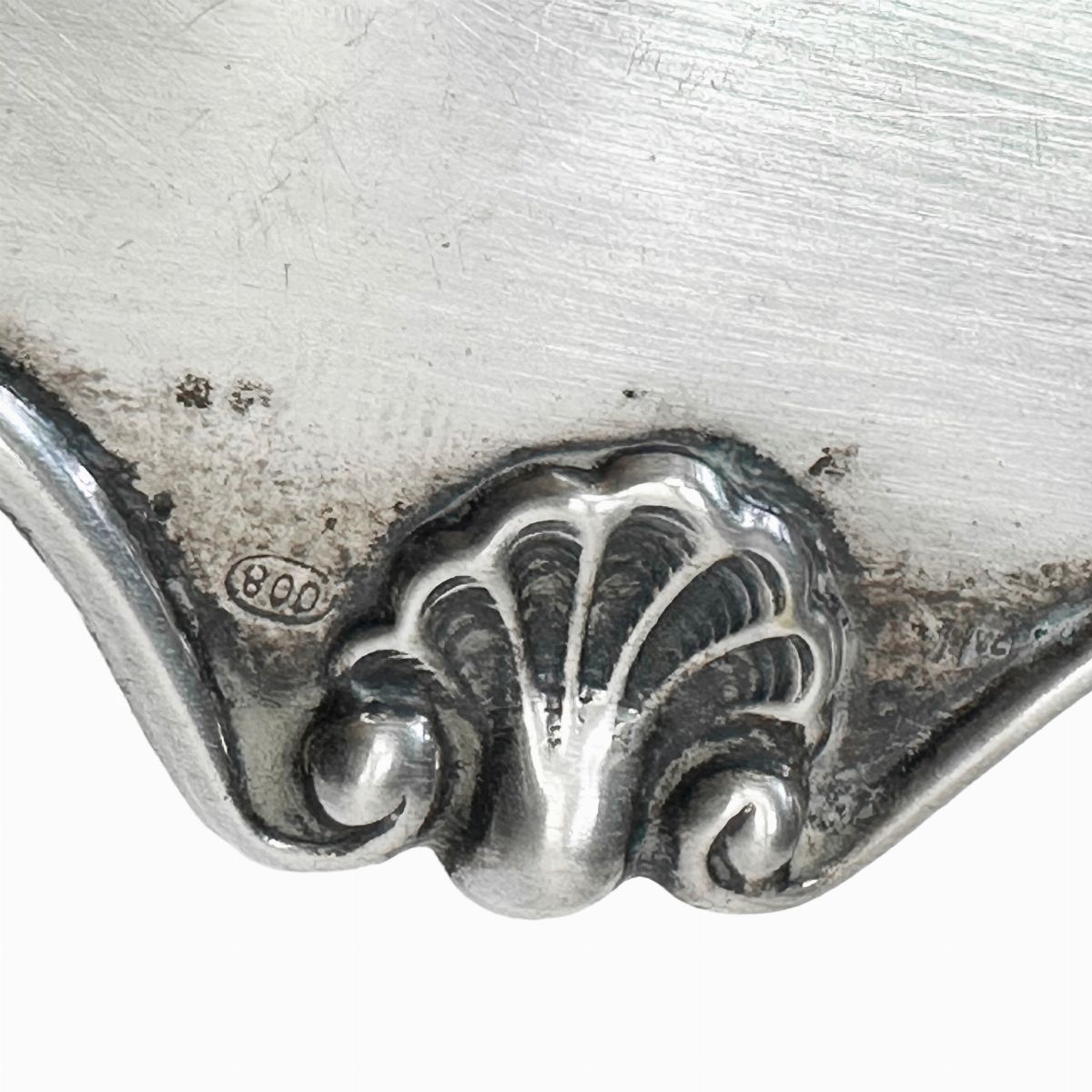 Vassoio in Argento Smerlato