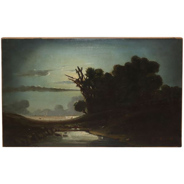 Notturno con chiaro di luna