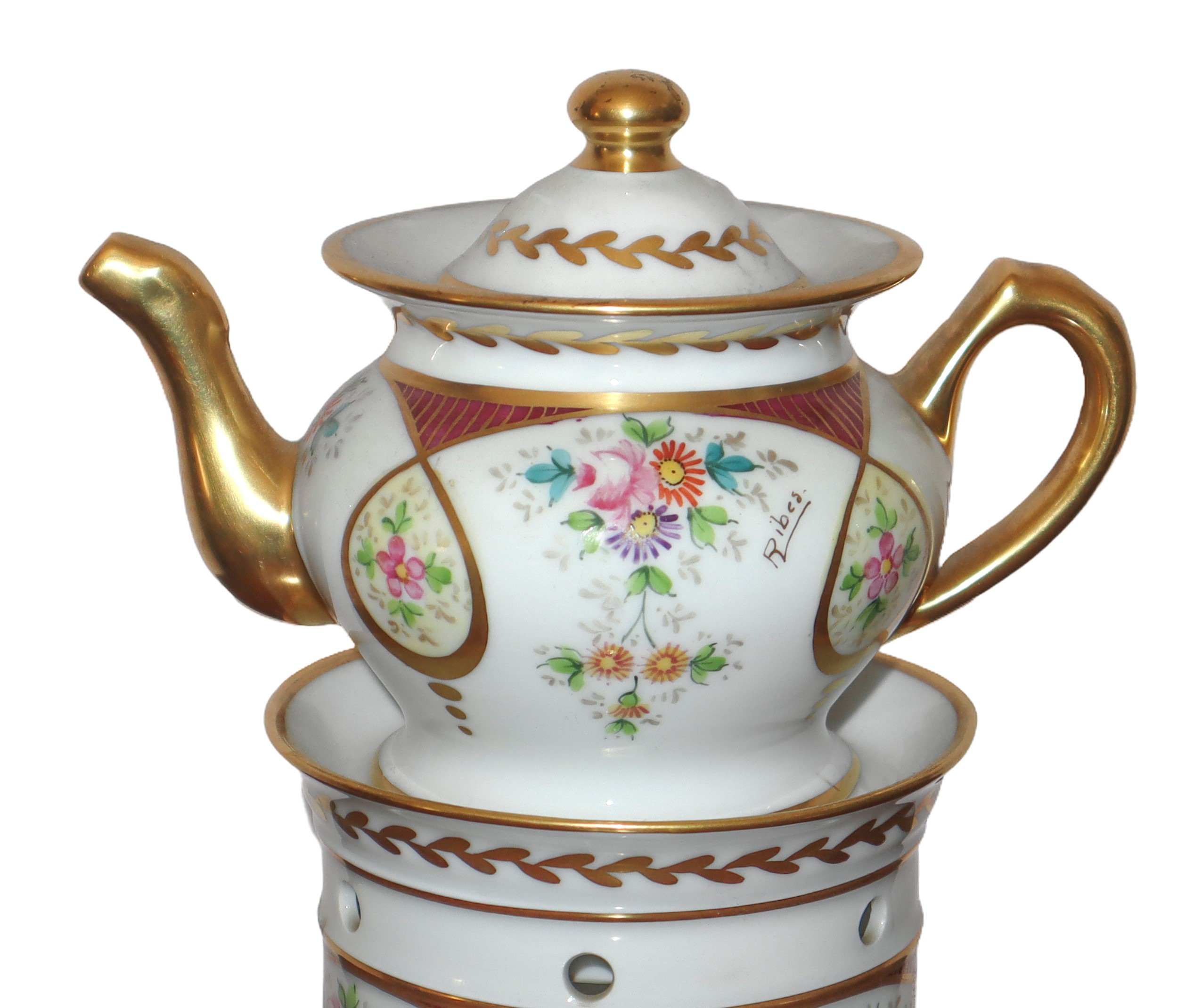 Veilleuse in procellana Limoges