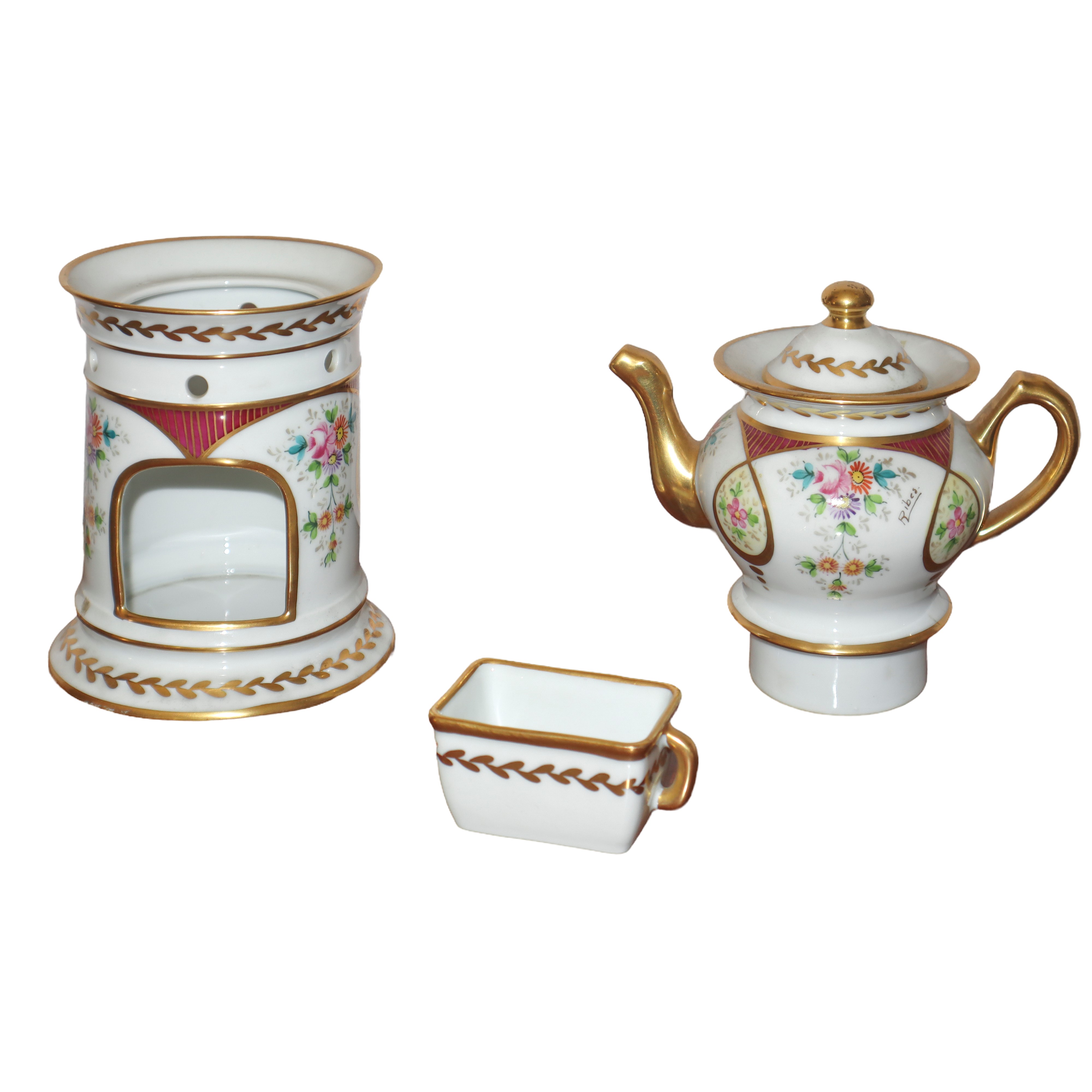 Veilleuse in procellana Limoges