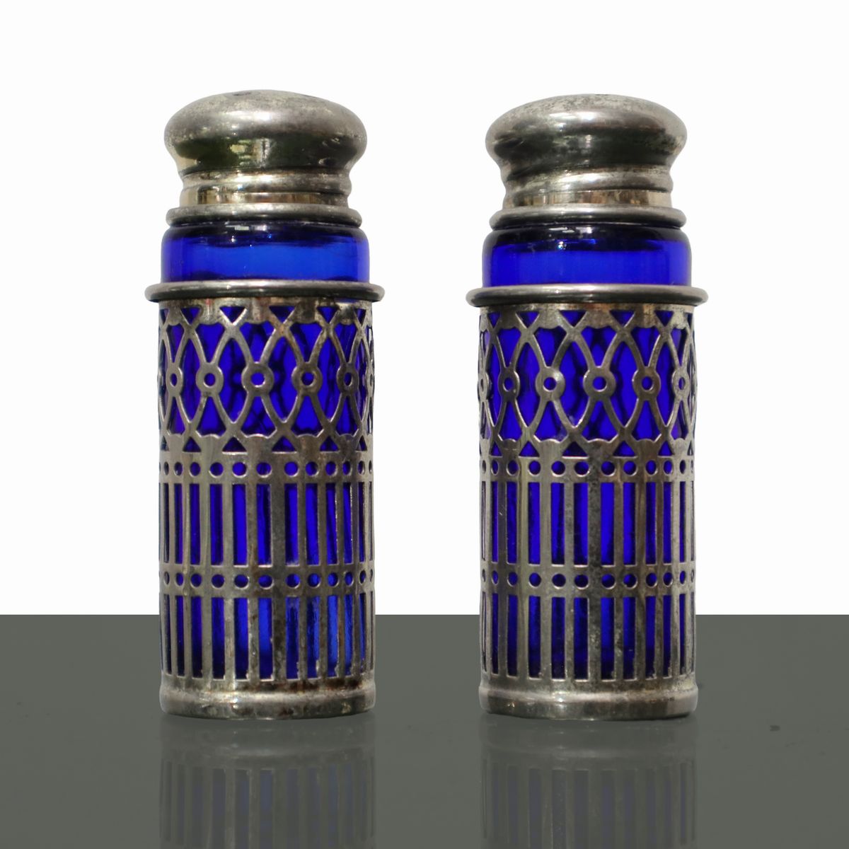 Sale e pepe, vetro e argento