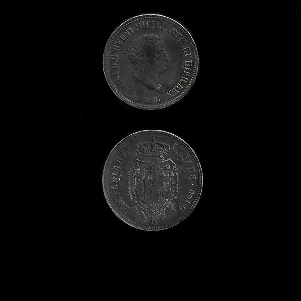 1818 Ferdinando I , 120 grana. Gigante-7A BB.