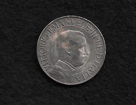 1913 1 lira Vittorio Emanuele III. FDC Gigante N°136