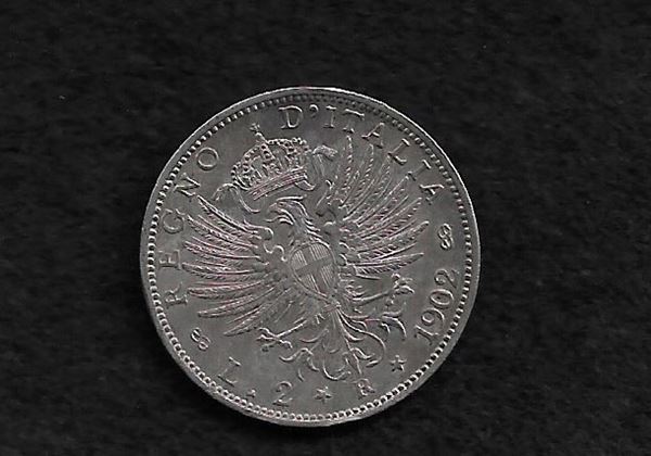 1902 Vittorio Emanuele III, 2 Lire. FDC. R. Gigante-90