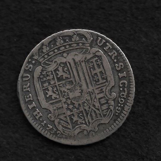 Charles VI of Habsburg, 60 grana, 1732.