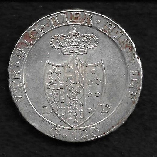 Ferdinand IV 120 grain 1805. BB.