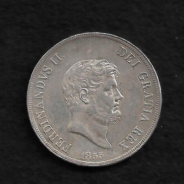 Ferdinando II 1855 , 120 grana, SPL, Rif. Gigante-86