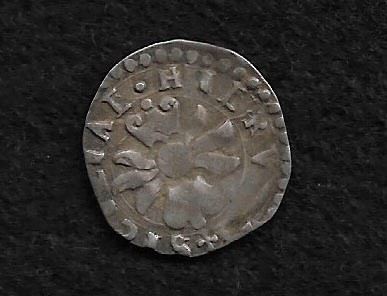 Philip II half Carlino, BB. MIR. 185/1