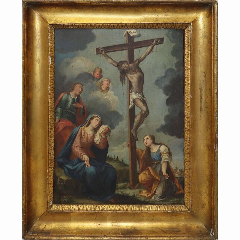 Cristo Crocifisso con Maria Maddalena e la Madonna