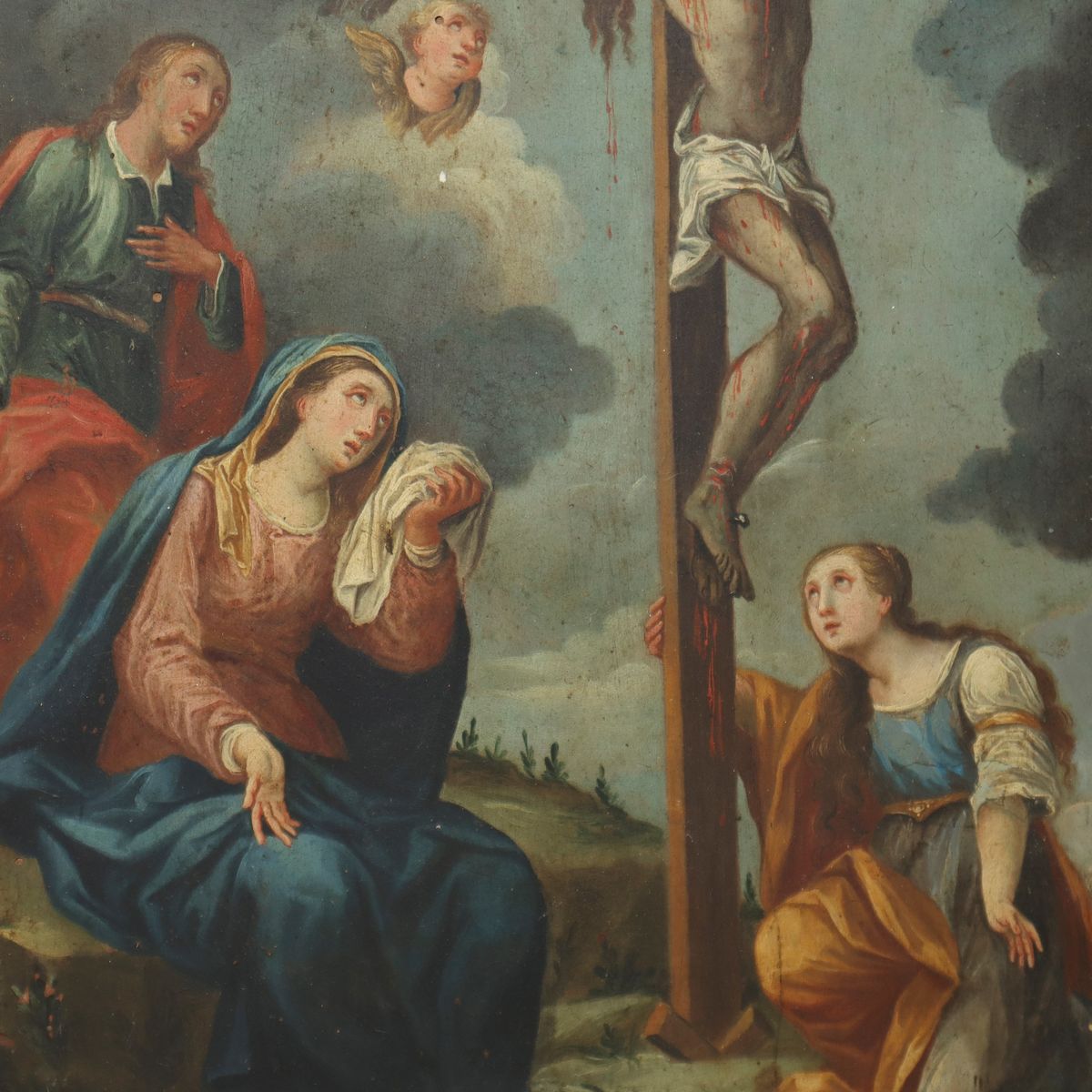 Cristo Crocifisso con Maria Maddalena e la Madonna