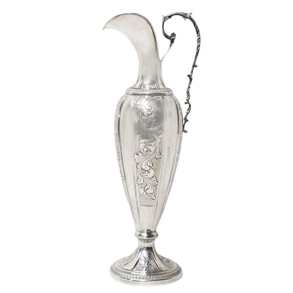 Silver amphora with handle