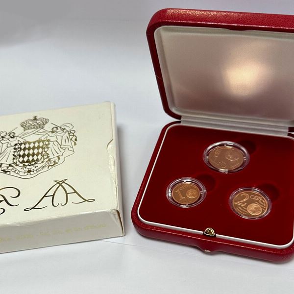 2005 Serie Proof  1,2,5 centesimi.