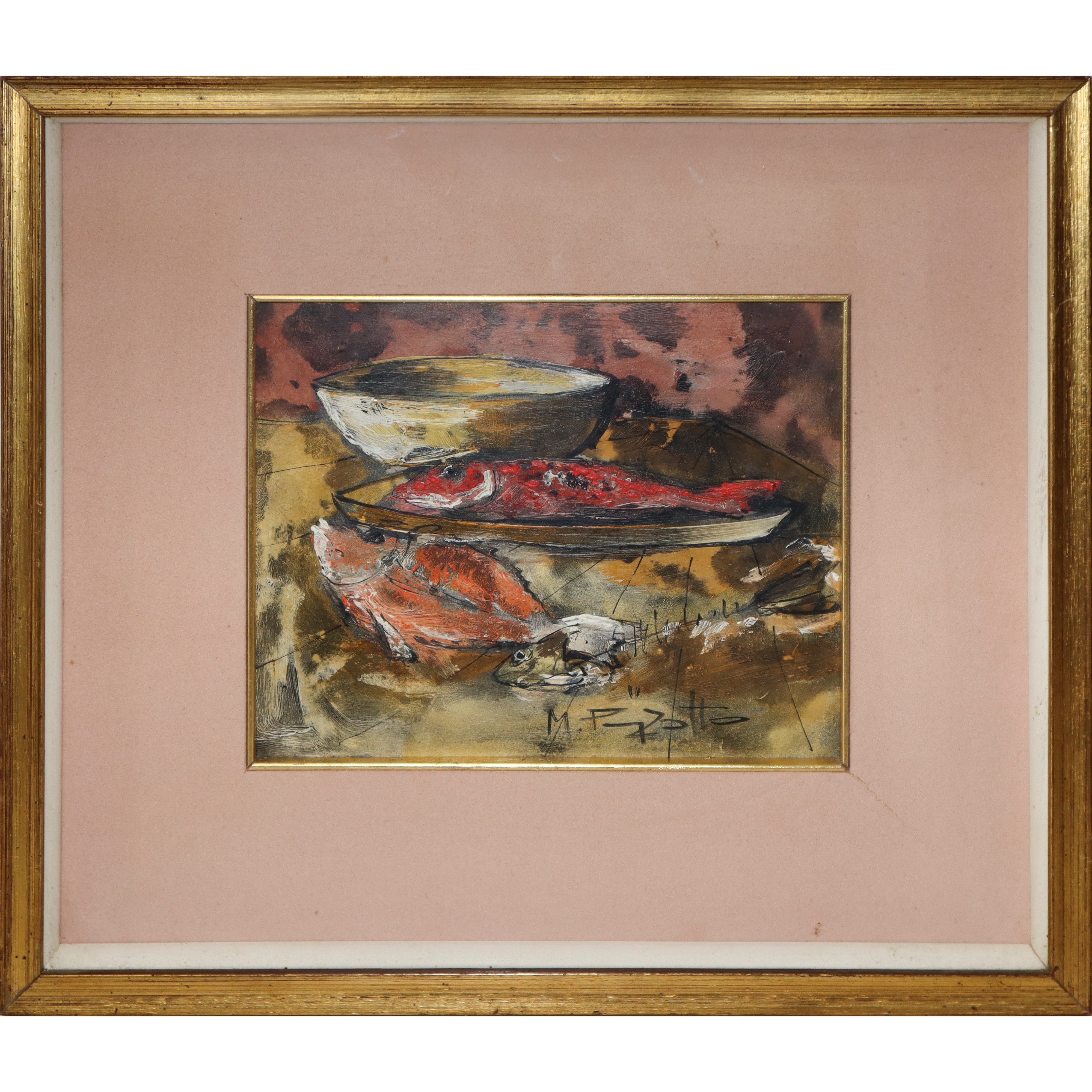 Natura morta con pesci