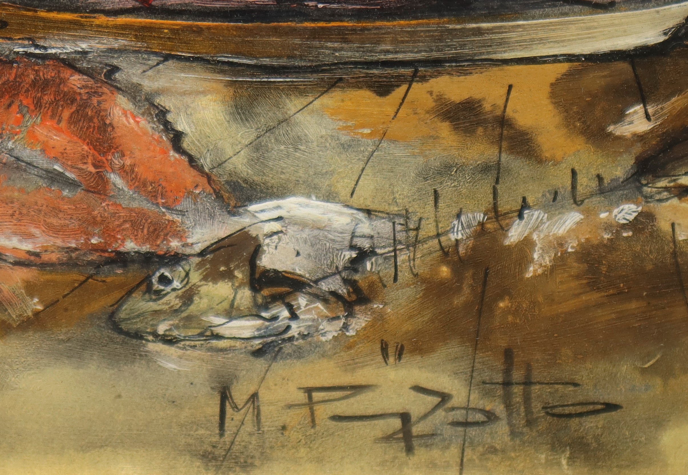 Natura morta con pesci