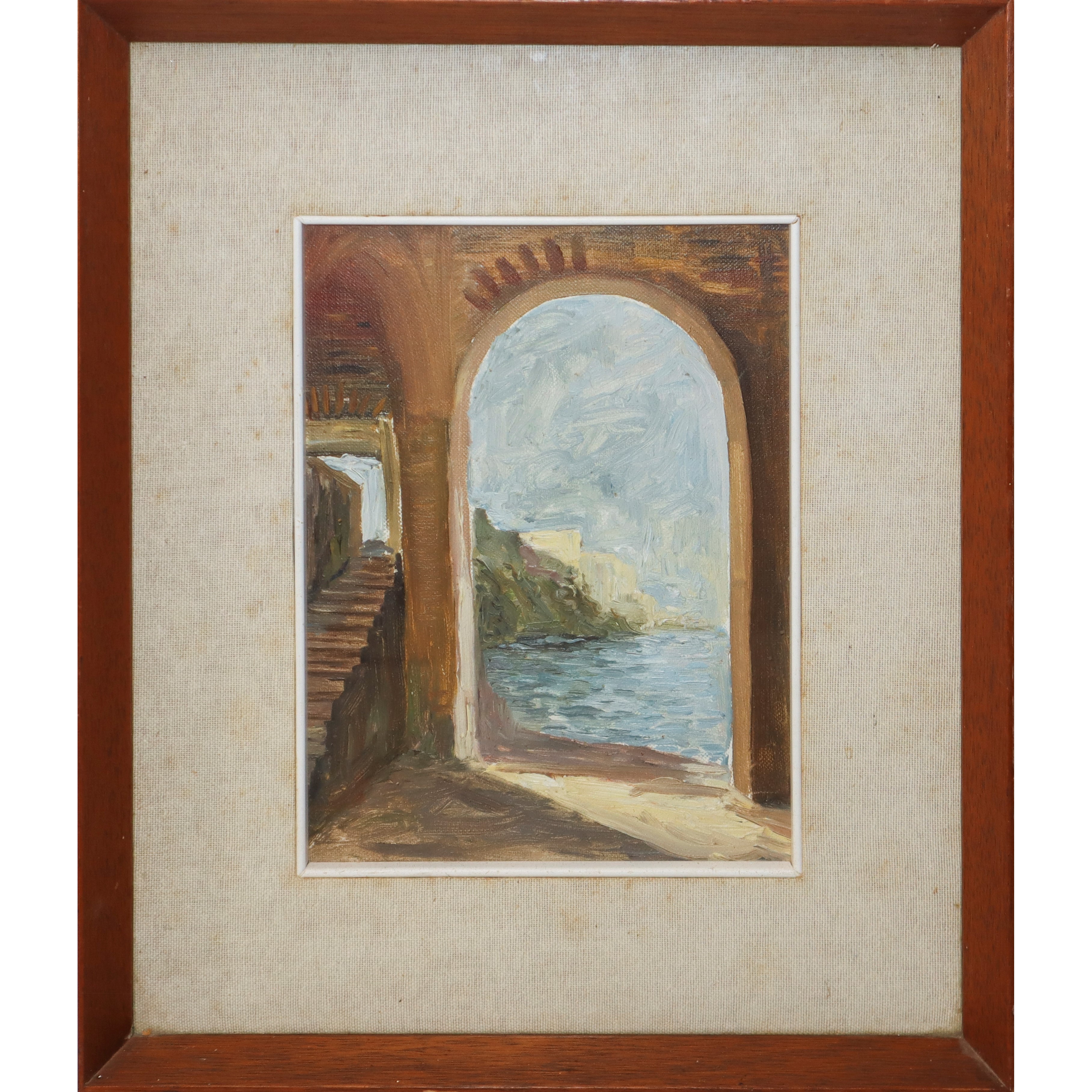 Vista del Mare da un Arco