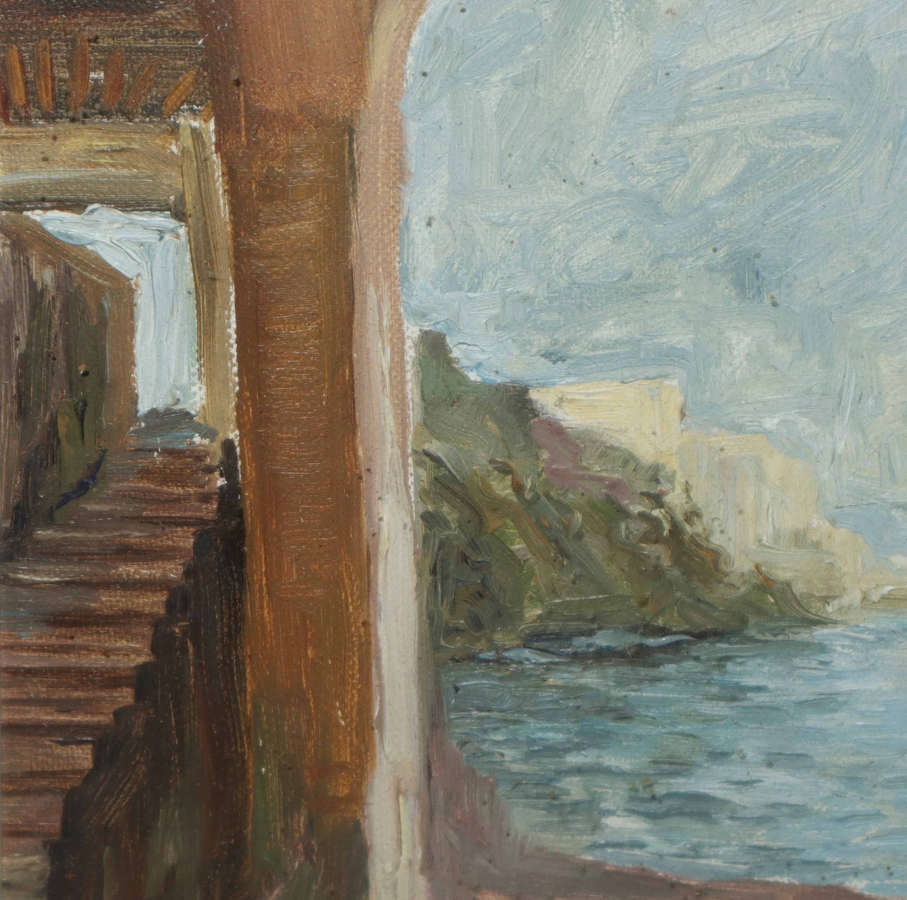 Vista del Mare da un Arco