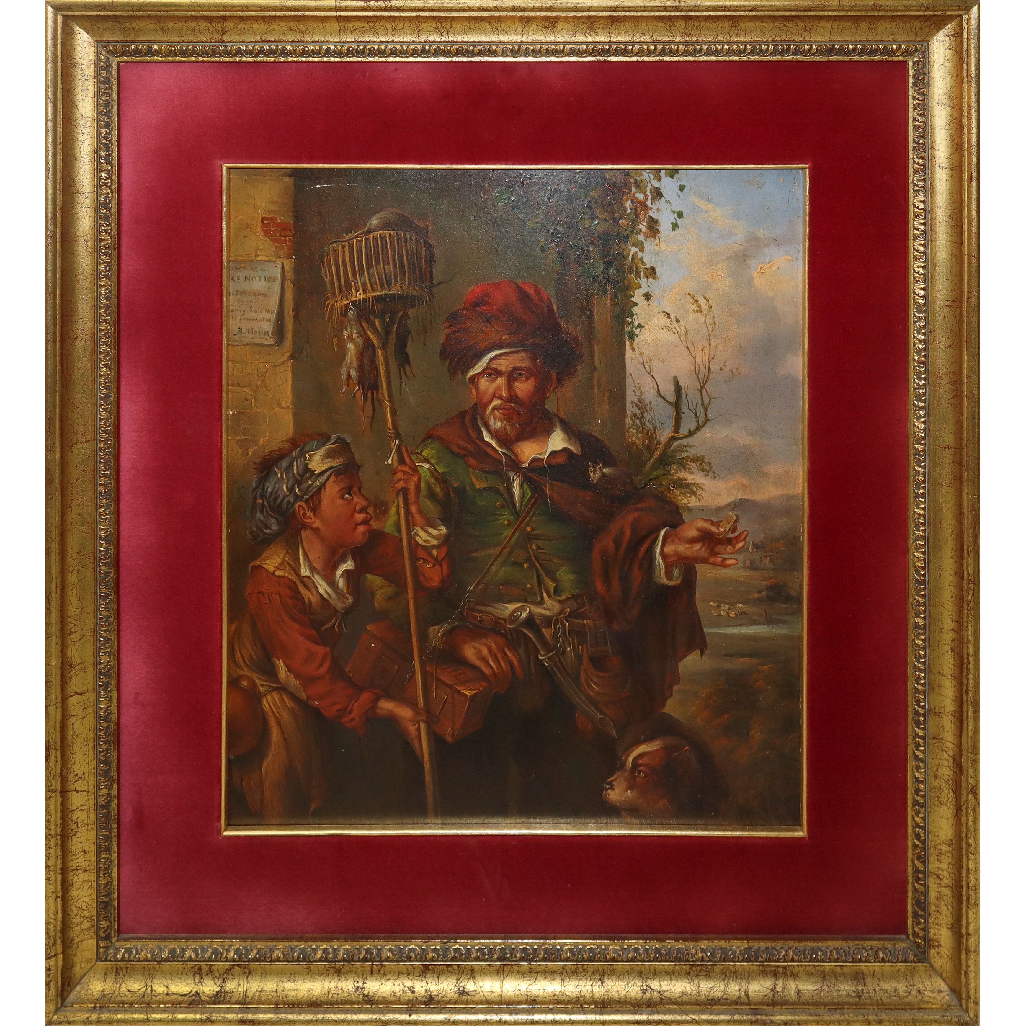 Il cacciatori di ratti e il suo servo, copia da Visscher Cornelis