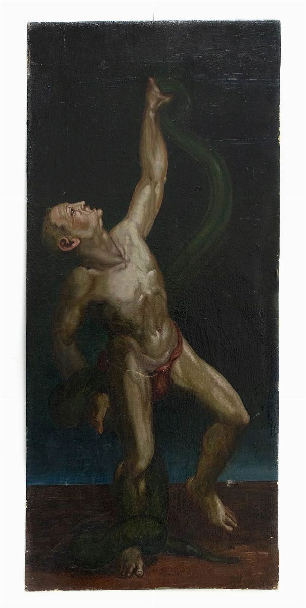 Giuseppe Vizzotto Alberti - Uomo con Serpente