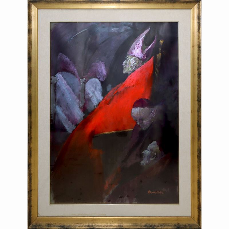 Nino Caroselli - Figura di Vescovo e Cardinali