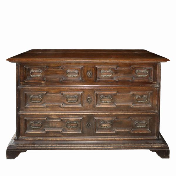 Walnut wood sideboard.