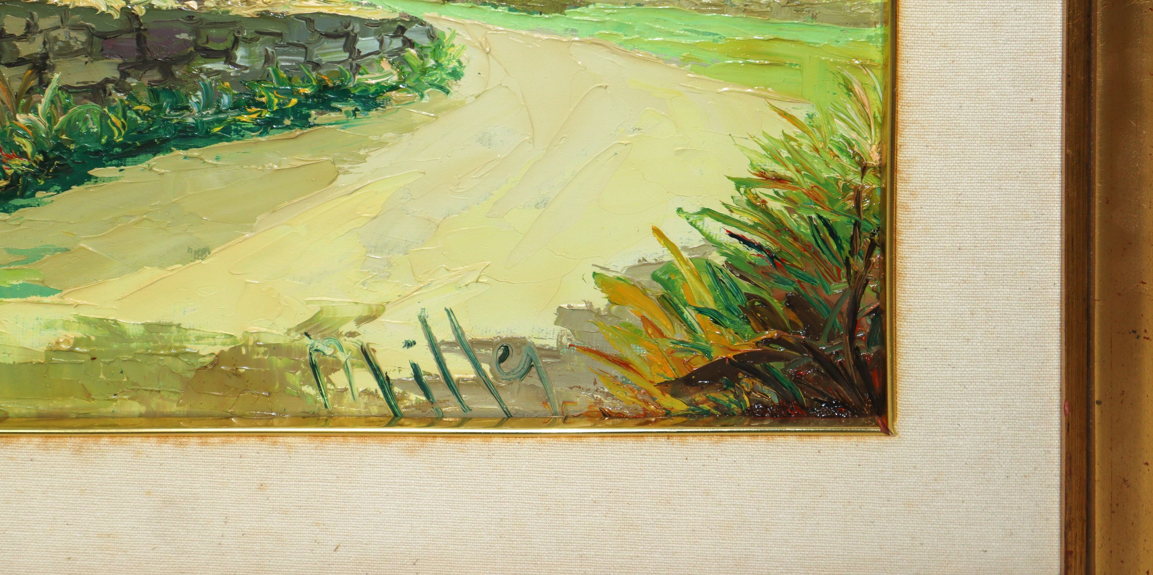 Strada di Campagna con Case