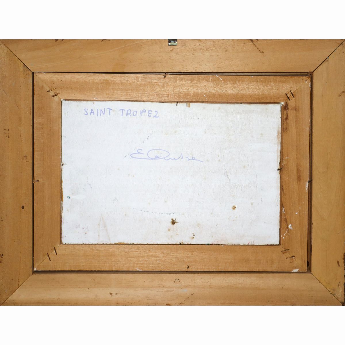 Coppia di paesaggi, Portofino e Saint Tropez