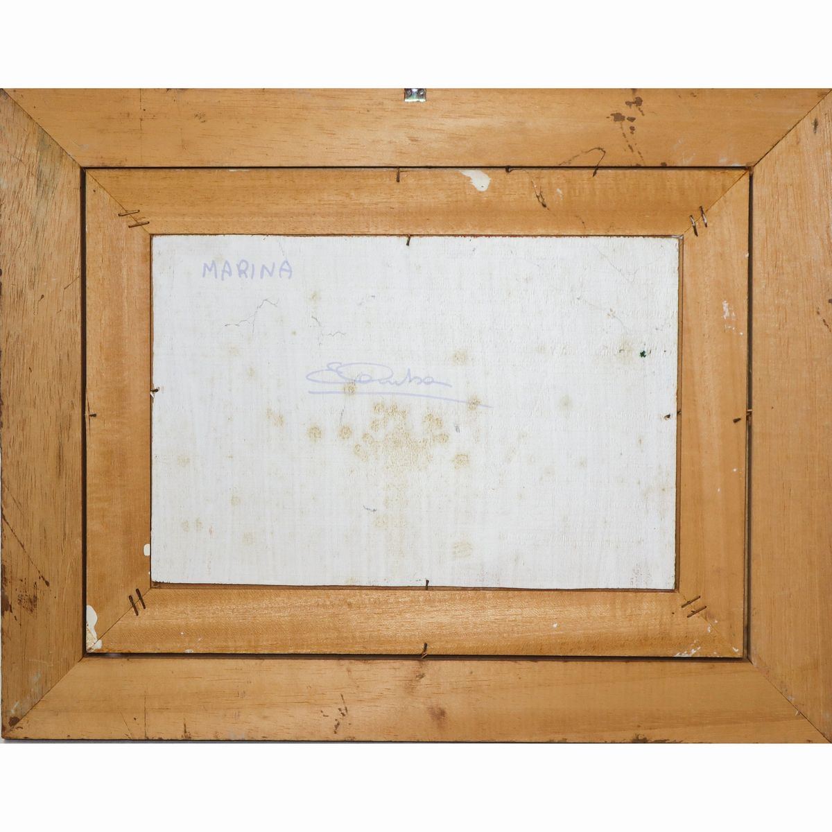 Coppia di paesaggi, Notturno di Venezia e Ponte di Rialto, Marina con barche a secco