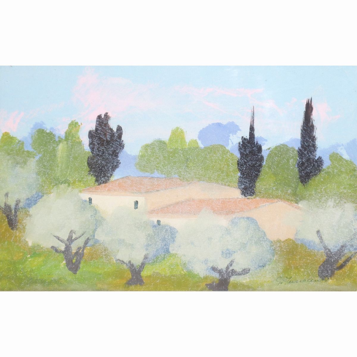 Giuseppe Innocenti - Coppia di Paesaggi