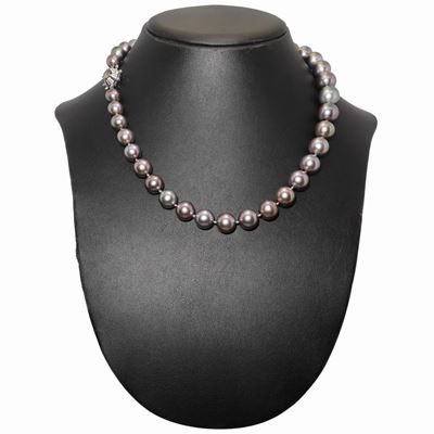 Collana in Perle Tahiti e Oro