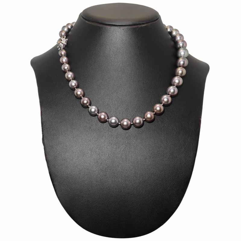 Collana in Perle Tahiti e Oro
