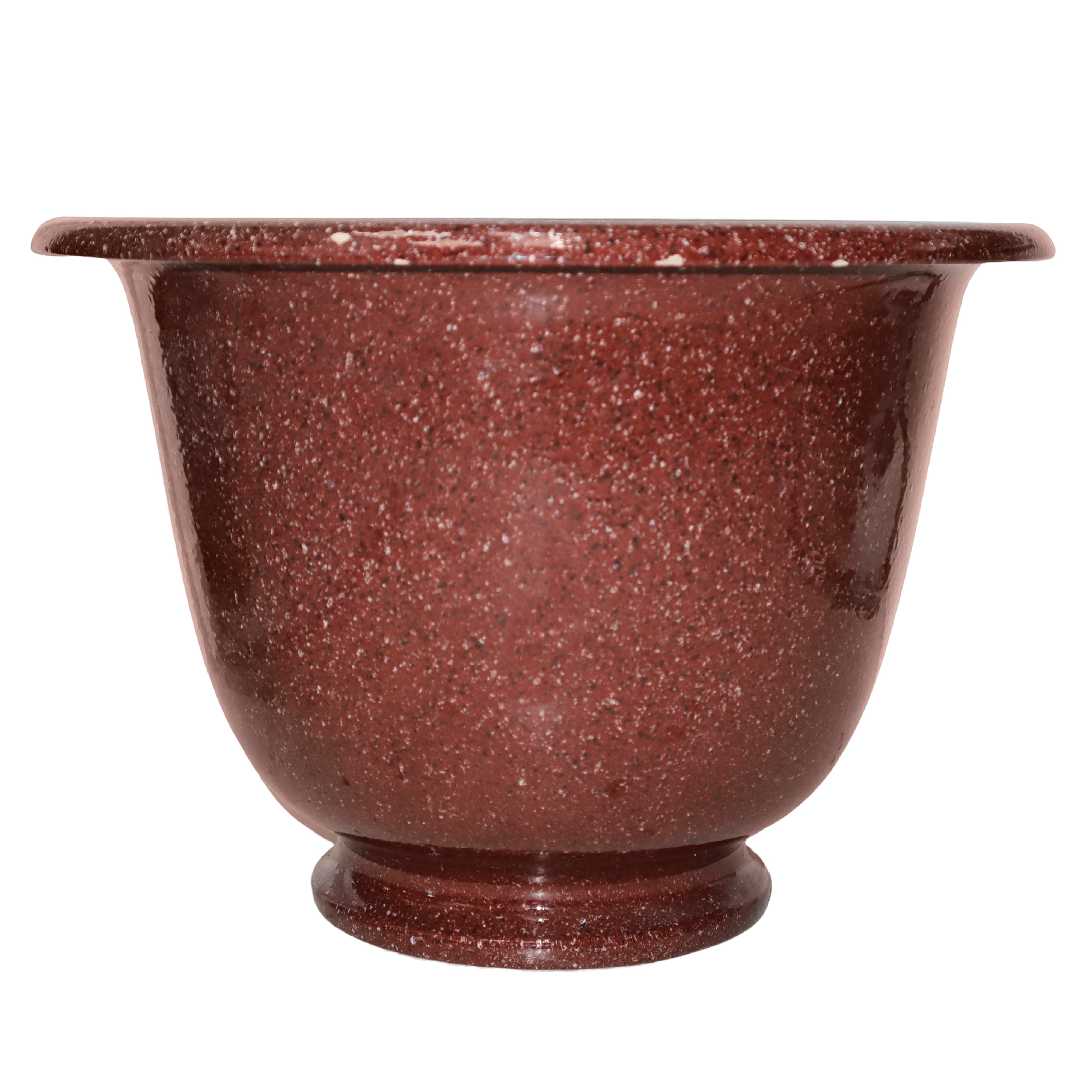 Coppia di Cahepot in Ceramica Bordeaux